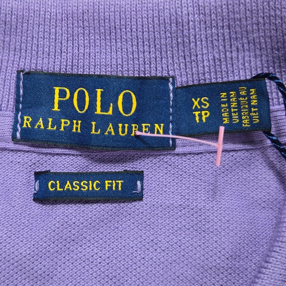 Ralph Lauren Polo Shirt Womens XS Classic Fit Wisteria Purple Short Sleeve NWT - Picture 5 of 10